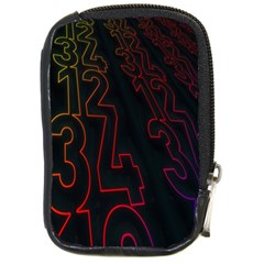 Neon Number Compact Camera Cases by Mariart