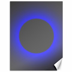 Pure Energy Black Blue Hole Space Galaxy Canvas 36  X 48   by Mariart