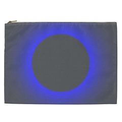 Pure Energy Black Blue Hole Space Galaxy Cosmetic Bag (xxl) 