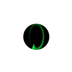 Rotating Ring Loading Circle Various Colors Loop Motion Green 1  Mini Magnets by Mariart