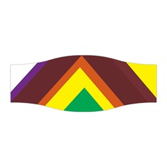 Triangle Chevron Rainbow Web Geeks Stretchable Headband