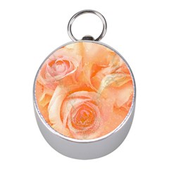 Flower Power, Wonderful Roses, Vintage Design Mini Silver Compasses by FantasyWorld7