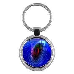 Black Hole Blue Space Galaxy Key Chains (round) 