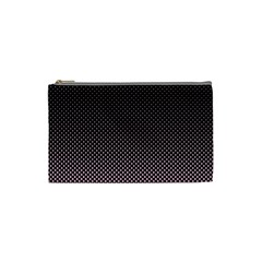 Halftone Background Pattern Black Cosmetic Bag (small)  by Nexatart