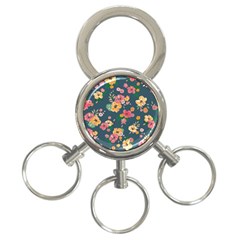 Aloha Hawaii Flower Floral Sexy 3-ring Key Chains by Mariart