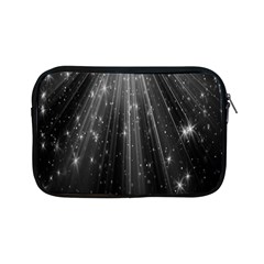 Black Rays Light Stars Space Apple Ipad Mini Zipper Cases by Mariart