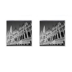 Architecture Parliament Landmark Cufflinks (square) by Nexatart