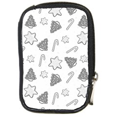Ginger Cookies Christmas Pattern Compact Camera Cases by Valentinaart
