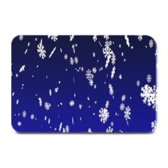 Blue Sky Christmas Snowflake Plate Mats