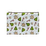 Ginger cookies Christmas pattern Cosmetic Bag (Medium) 