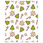 Ginger cookies Christmas pattern Drawstring Bag (Small)