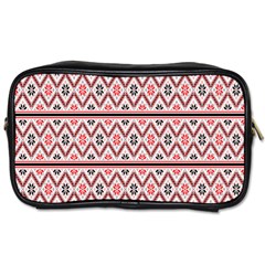 Clipart Embroidery Star Red Line Black Toiletries Bags 2-side by Mariart