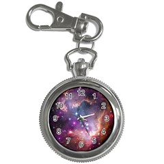 Galaxy Space Star Light Purple Key Chain Watches