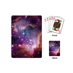 Galaxy Space Star Light Purple Playing Cards (mini) 