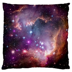 Galaxy Space Star Light Purple Large Flano Cushion Case (one Side) by Mariart