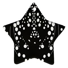 Helmet Original Diffuse Black White Space Ornament (star) by Mariart