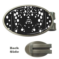 Helmet Original Diffuse Black White Space Money Clips (oval)  by Mariart