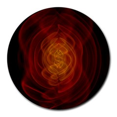High Res Nostars Orange Gold Round Mousepads by Mariart