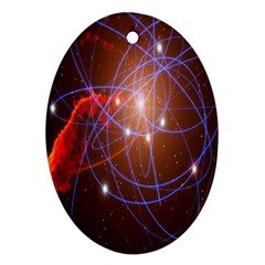 Highest Resolution Version Space Net Ornament (oval)