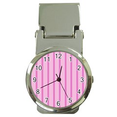 Line Pink Vertical Money Clip Watches