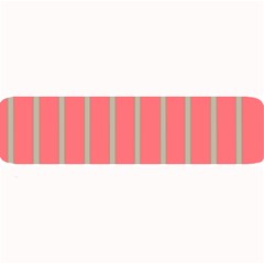 Line Red Grey Vertical Large Bar Mats by Mariart