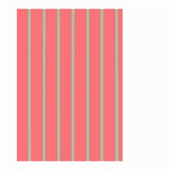 Line Red Grey Vertical Small Garden Flag (two Sides) by Mariart