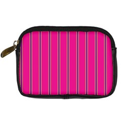 Pink Line Vertical Purple Yellow Fushia Digital Camera Cases by Mariart