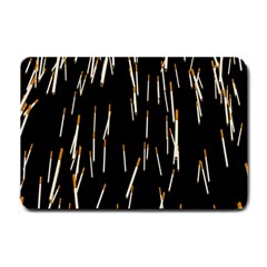 Rain Cigarettes Transparent Background Motion Angle Small Doormat  by Mariart