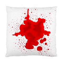 Red Blood Transparent Standard Cushion Case (two Sides) by Mariart