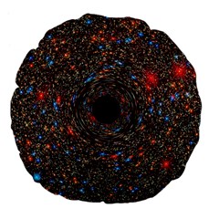 Space Star Light Black Hole Large 18  Premium Flano Round Cushions by Mariart