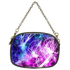 Space Galaxy Purple Blue Chain Purses (two Sides) 