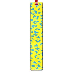 Blue Yellow Space Galaxy Large Book Marks