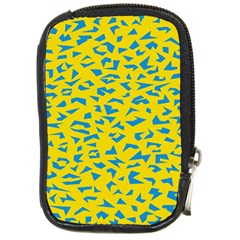 Blue Yellow Space Galaxy Compact Camera Cases