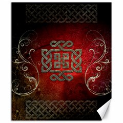 The Celtic Knot With Floral Elements Canvas 20  X 24   by FantasyWorld7