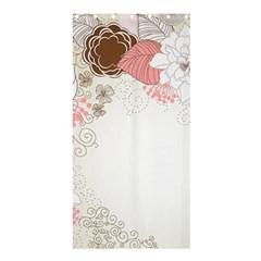 Flower Floral Rose Sunflower Star Sexy Pink Shower Curtain 36  X 72  (stall)  by Mariart