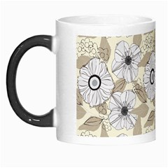 Flower Rose Sunflower Gray Star Morph Mugs by Mariart