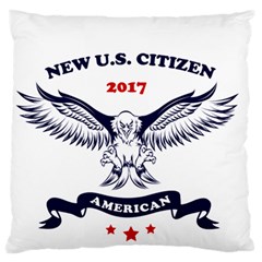 New U S  Citizen Eagle 2017  Standard Flano Cushion Case (one Side)
