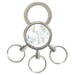 Layer Capital City Building 3-ring Key Chains