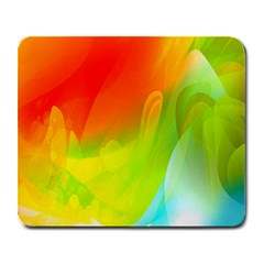 Red Yellow Green Blue Rainbow Color Mix Large Mousepads