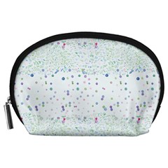 Spot Polka Dots Blue Pink Sexy Accessory Pouches (large) 