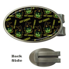 Pattern Halloween Witch Got Candy? Icreate Money Clips (oval)  by iCreate