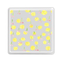 Cute Fruit Cerry Yellow Green Pink Memory Card Reader (square)  by Mariart