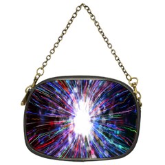 Seamless Animation Of Abstract Colorful Laser Light And Fireworks Rainbow Chain Purses (one Side) 