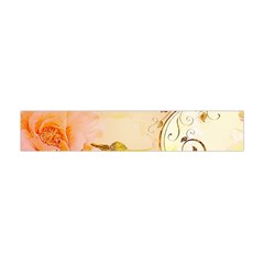 Wonderful Floral Design In Soft Colors Flano Scarf (mini) by FantasyWorld7