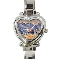 Impressionism Heart Italian Charm Watch by NouveauDesign