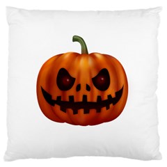 Halloween Pumpkin Large Cushion Case (one Side) by Valentinaart