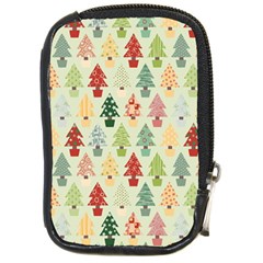 Christmas Tree Pattern Compact Camera Cases by Valentinaart