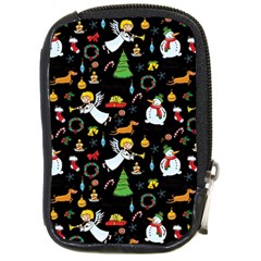 Christmas Pattern Compact Camera Cases by Valentinaart