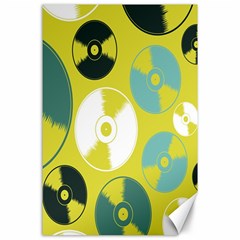 Streaming Forces Music Disc Canvas 24  X 36 
