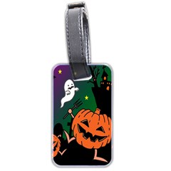 Happy Halloween Luggage Tags (two Sides) by Mariart